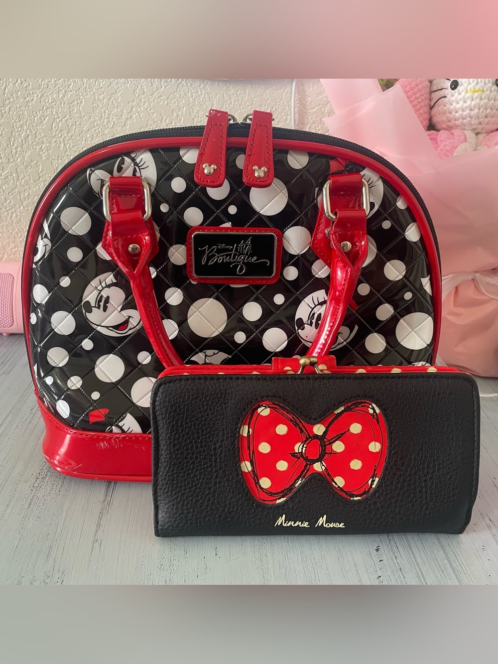 Disney Boutique Purse and Wallet Set